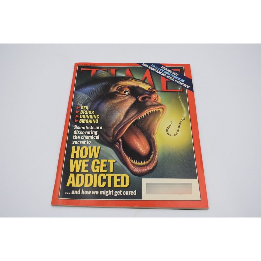 Time Magazine May 5 1997 How We Get Addicted Science Tiger Woods Chevy Ad
